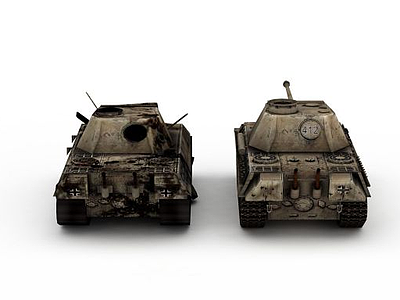3d作战坦克模型
