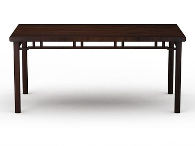 木质桌子模型