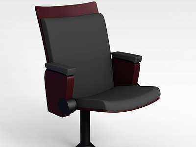 电影院椅子模型3d模型