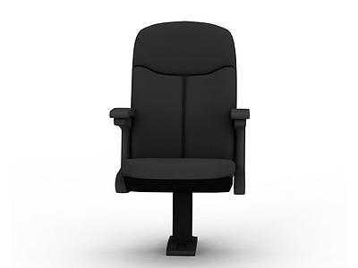 黑色椅子模型3d模型
