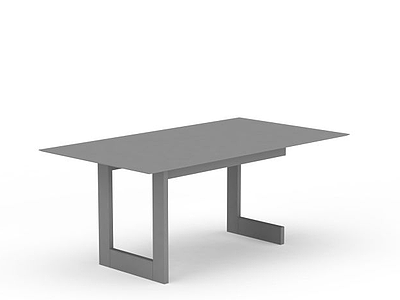 3d长方形桌子免费模型