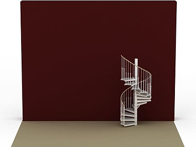 简约楼梯模型
