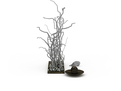 树枝装饰品模型3d模型