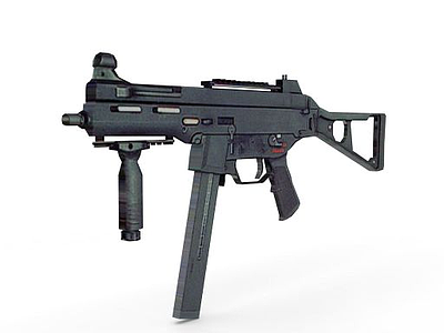 3dUMP45冲锋枪模型