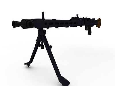 MG42通用机枪模型3d模型