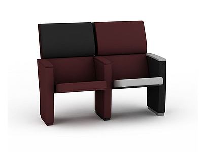 礼堂椅模型3d模型