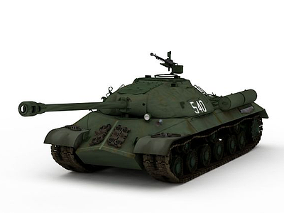 3d苏联IS坦克模型