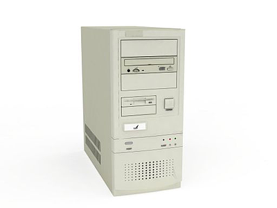 老式电脑机箱模型3d模型