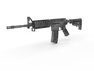 m4a1冲锋枪模型3d模型