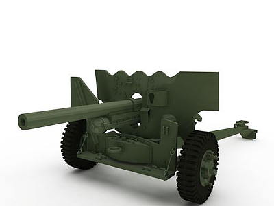 3d德国88毫米FLAK高炮模型