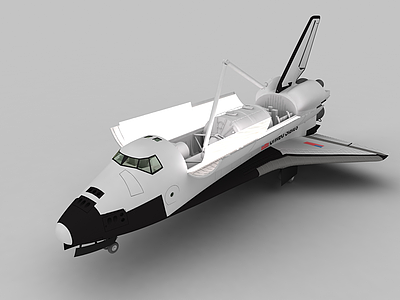 3d太空航天飞机模型