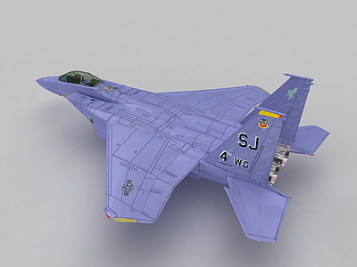 F-15E战斗机模型3d模型