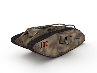 装甲坦克模型3d模型
