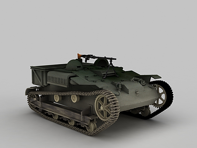 日军扫荡装甲车模型3d模型