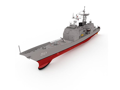 3dVALLEYF军舰模型