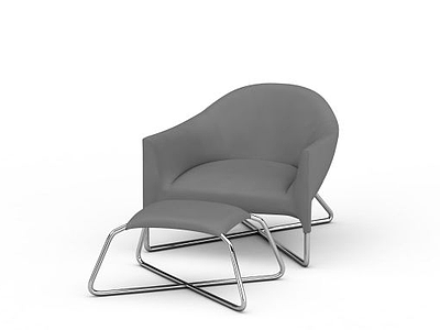 休闲沙发椅组合模型3d模型