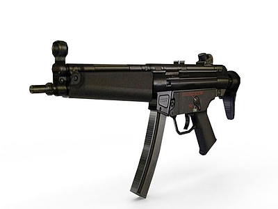 3d德国<font class='myIsRed'>MP5冲锋枪</font>模型