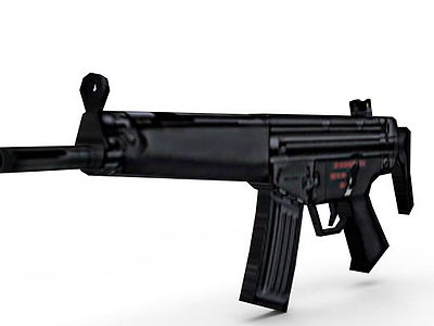 HK53短卡宾枪模型3d模型