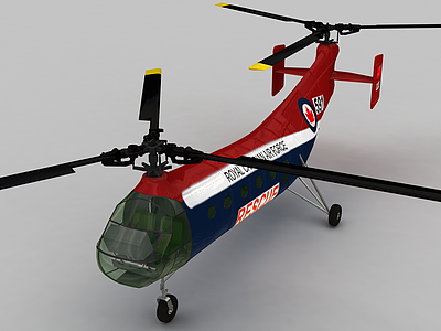 WORKHORS军用运输机模型3d模型