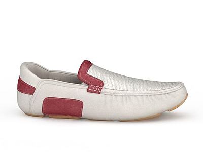 白色运动鞋模型3d模型