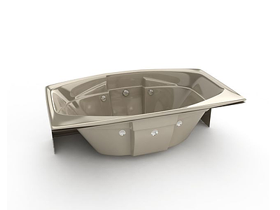 卫生间浴缸模型3d模型