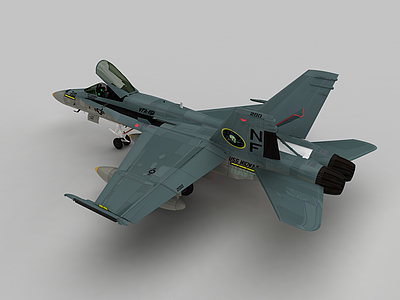 3d<font class='myIsRed'>Hornet</font>战斗机模型