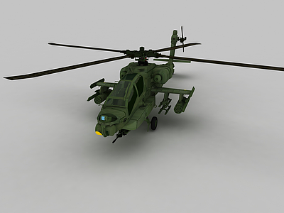Apache战斗机模型3d模型