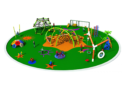 儿童乐园3d模型