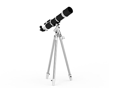 单筒望远镜模型3d模型
