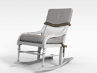 3d现代老人椅模型