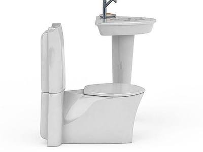 厕所设备组合模型3d模型