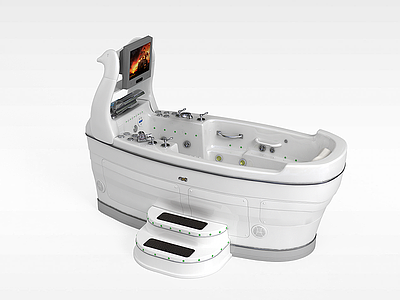 3d新款多功能浴缸模型