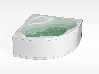 3d卫生间浴盆模型