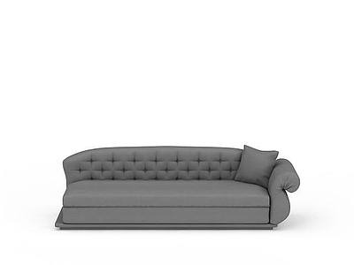 3d简约躺卧式沙发免费模型