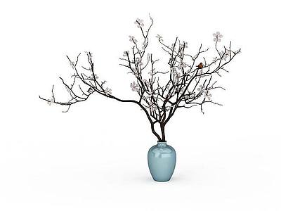 梅花植物模型3d模型