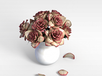破败花朵模型3d模型