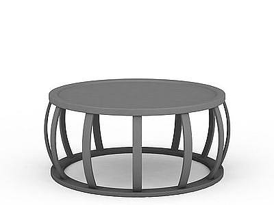圆形镂空凳子模型3d模型