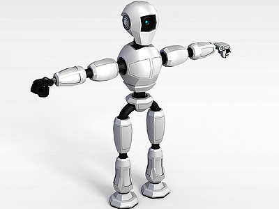 遥控智能机器人模型3d模型