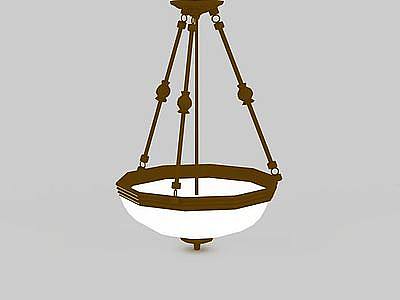 3d半圆型吊灯免费模型