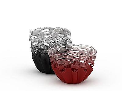 3d创意玻璃杯免费模型