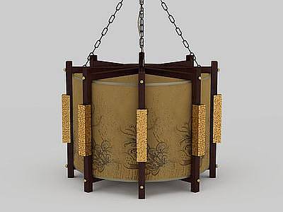 中式古典吊灯模型3d模型