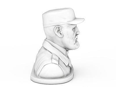 萨达姆人物雕塑模型3d模型