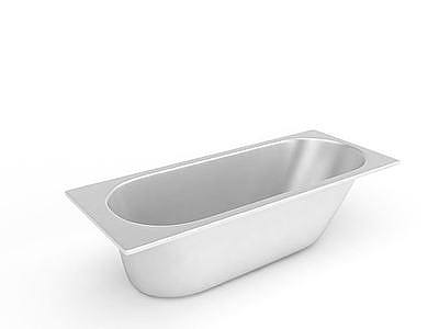 3d陶瓷浴缸免费模型