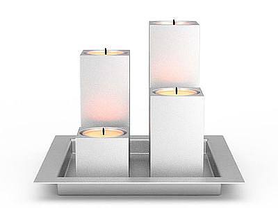 3d蜡烛装饰品免费模型