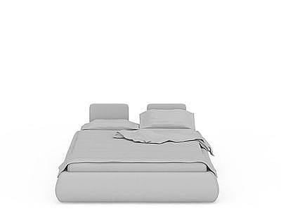 3d创意现代软床免费模型