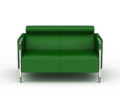3d现代绿色沙发免费模型