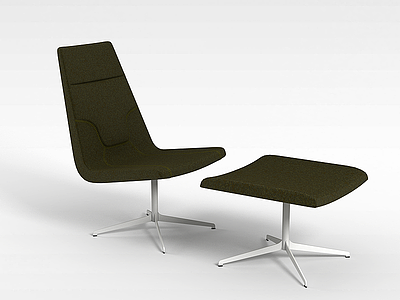 黑色休闲椅模型3d模型