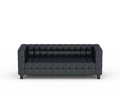 3d黑色沙发免费模型