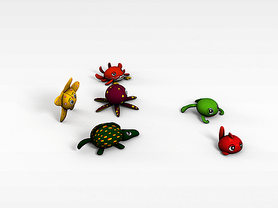 绿色乌龟模型3d模型