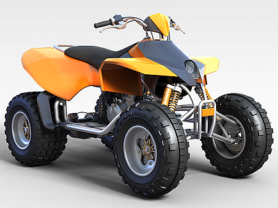 3d创意摩托车模型